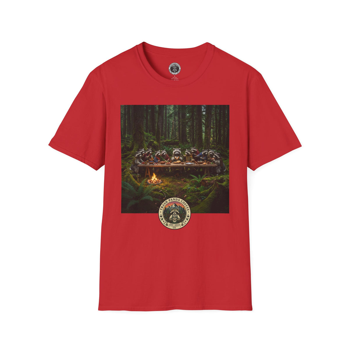 4/5 XL - The Last Coffee Bag Tee - Trash Panda Coffee Co