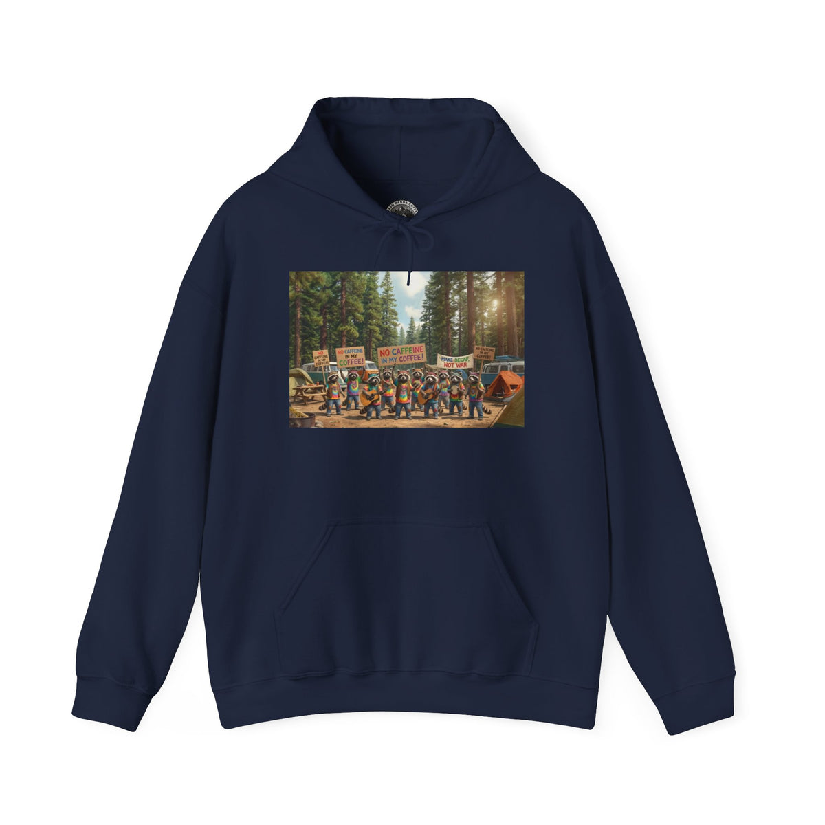 Protesting Raccoons Hoodie
