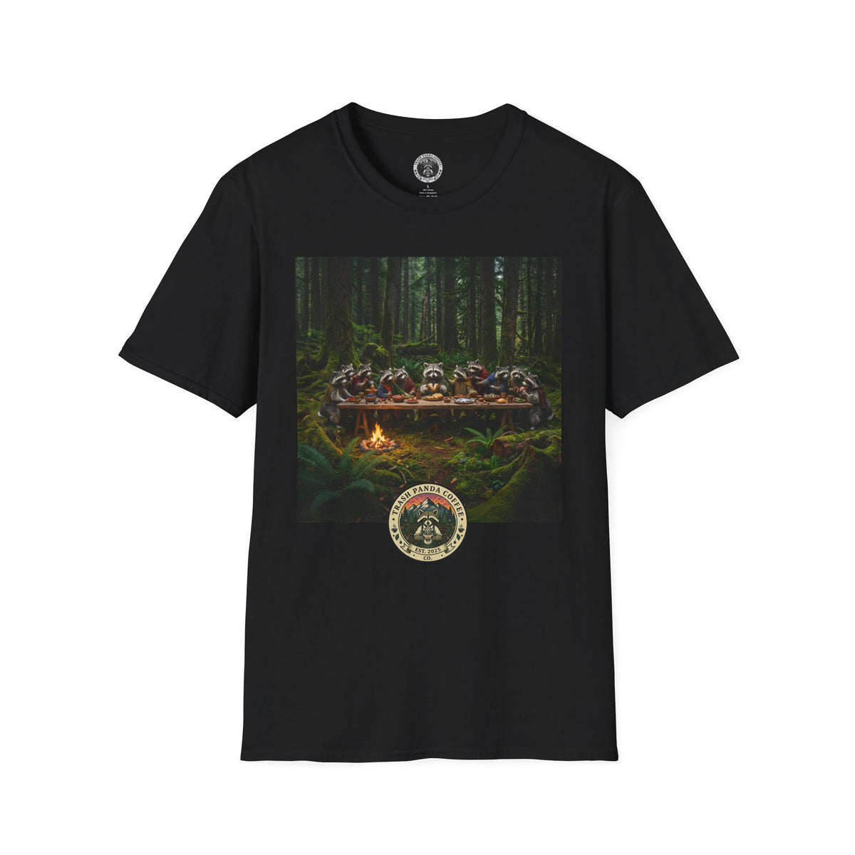 4/5 XL - The Last Coffee Bag Tee - Trash Panda Coffee Co