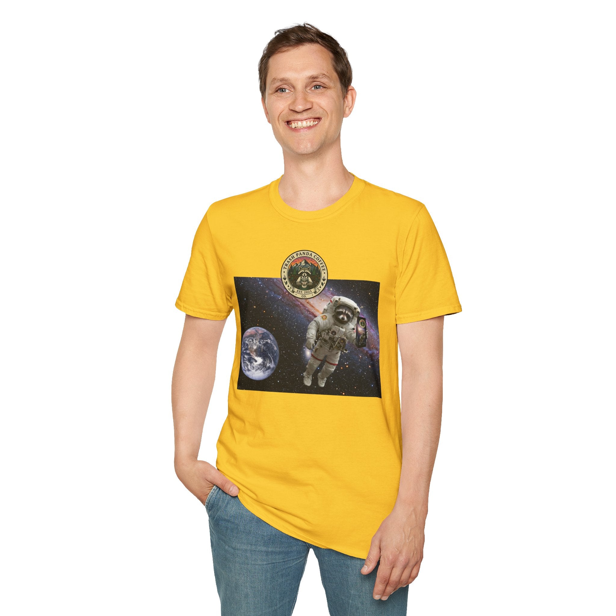 4/5 XL - Raccoon Astronaut - Trash Panda Coffee Co