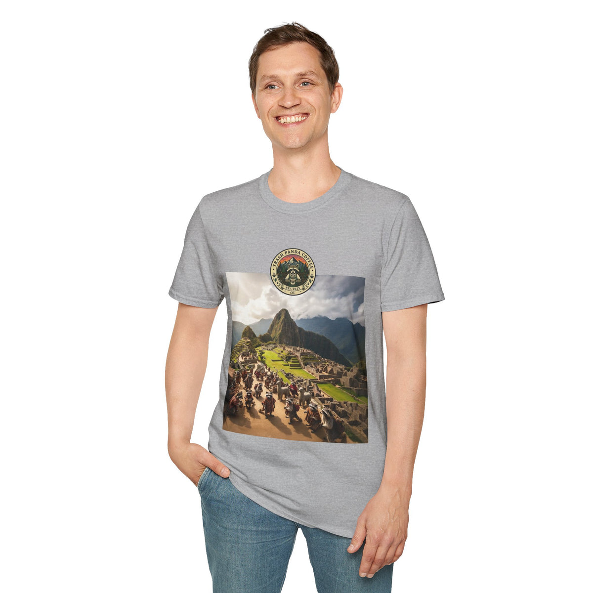 4/5 XL Lost City Brew Tee — Trash Panda Coffee Co.