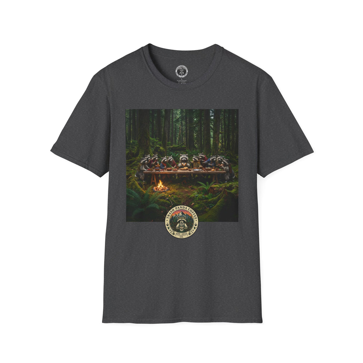 4/5 XL - The Last Coffee Bag Tee - Trash Panda Coffee Co