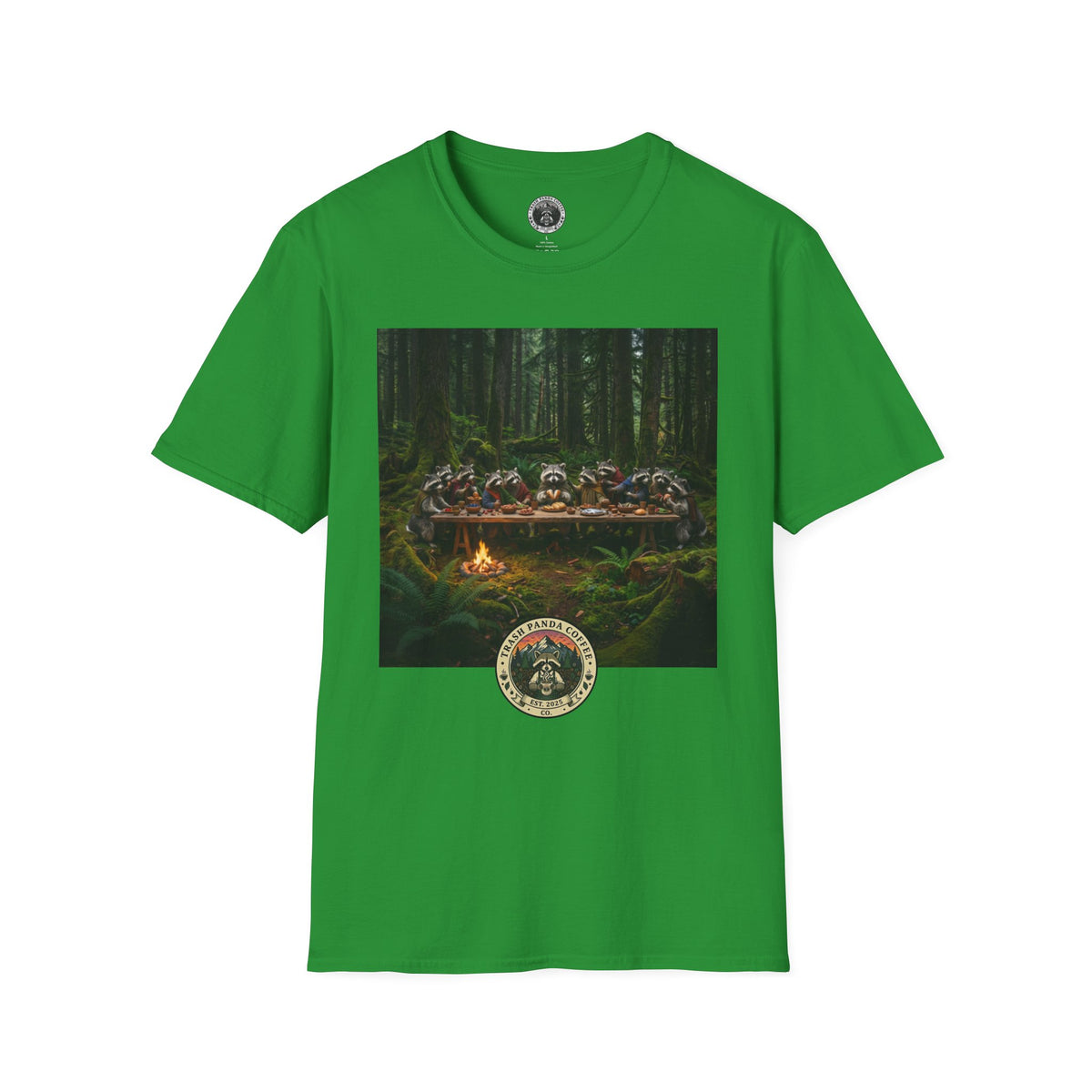 4/5 XL - The Last Coffee Bag Tee - Trash Panda Coffee Co