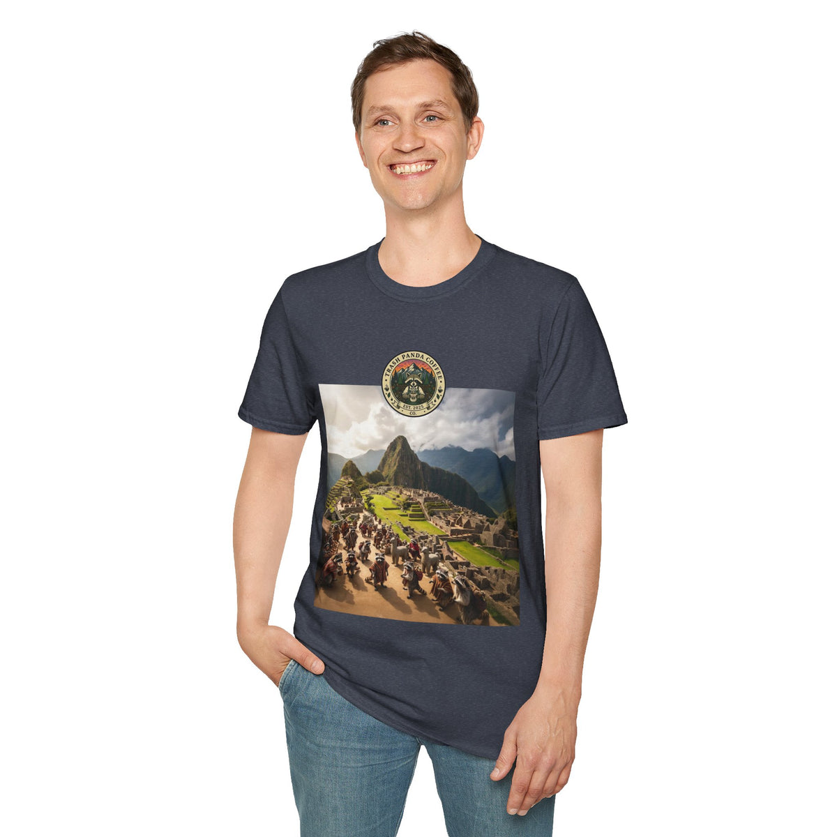 4/5 XL Lost City Brew Tee — Trash Panda Coffee Co.