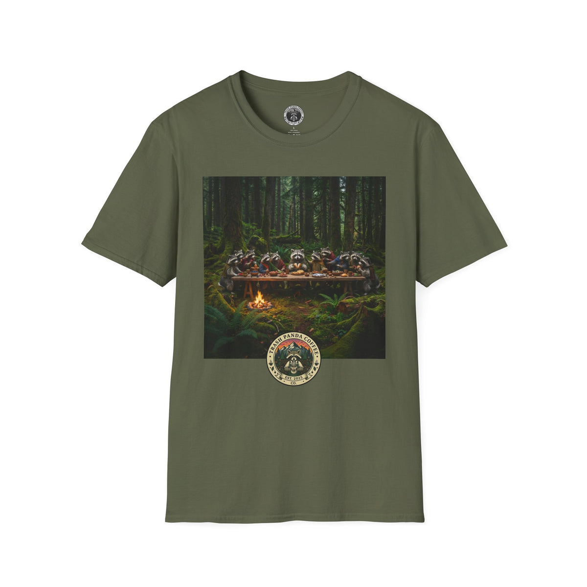 4/5 XL - The Last Coffee Bag Tee - Trash Panda Coffee Co