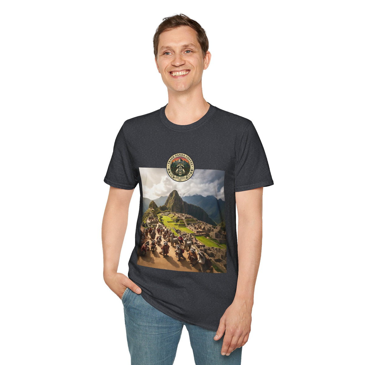 4/5 XL Lost City Brew Tee — Trash Panda Coffee Co.
