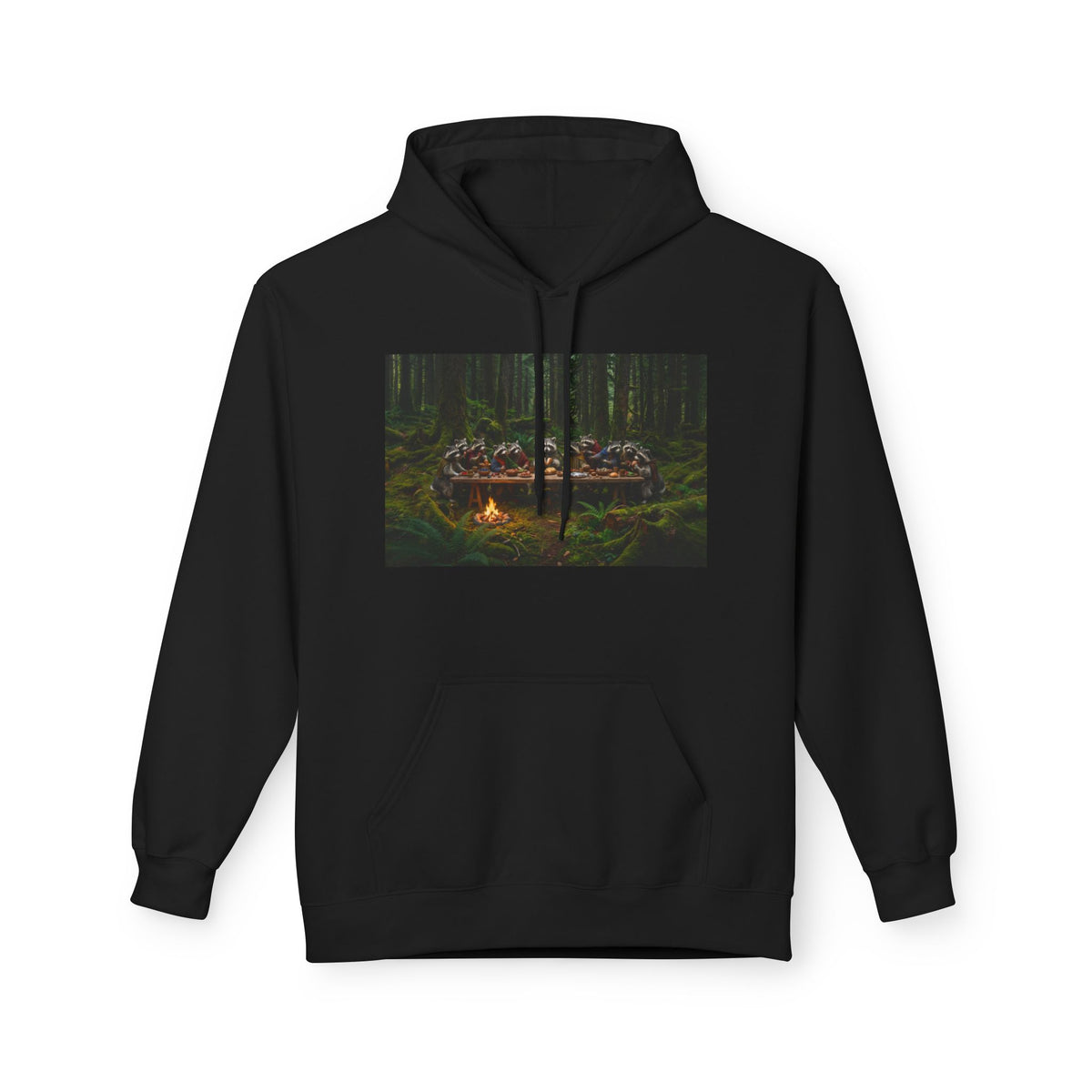 Last Supper Raccoons Hoodie | Trash Panda Coffee Merch
