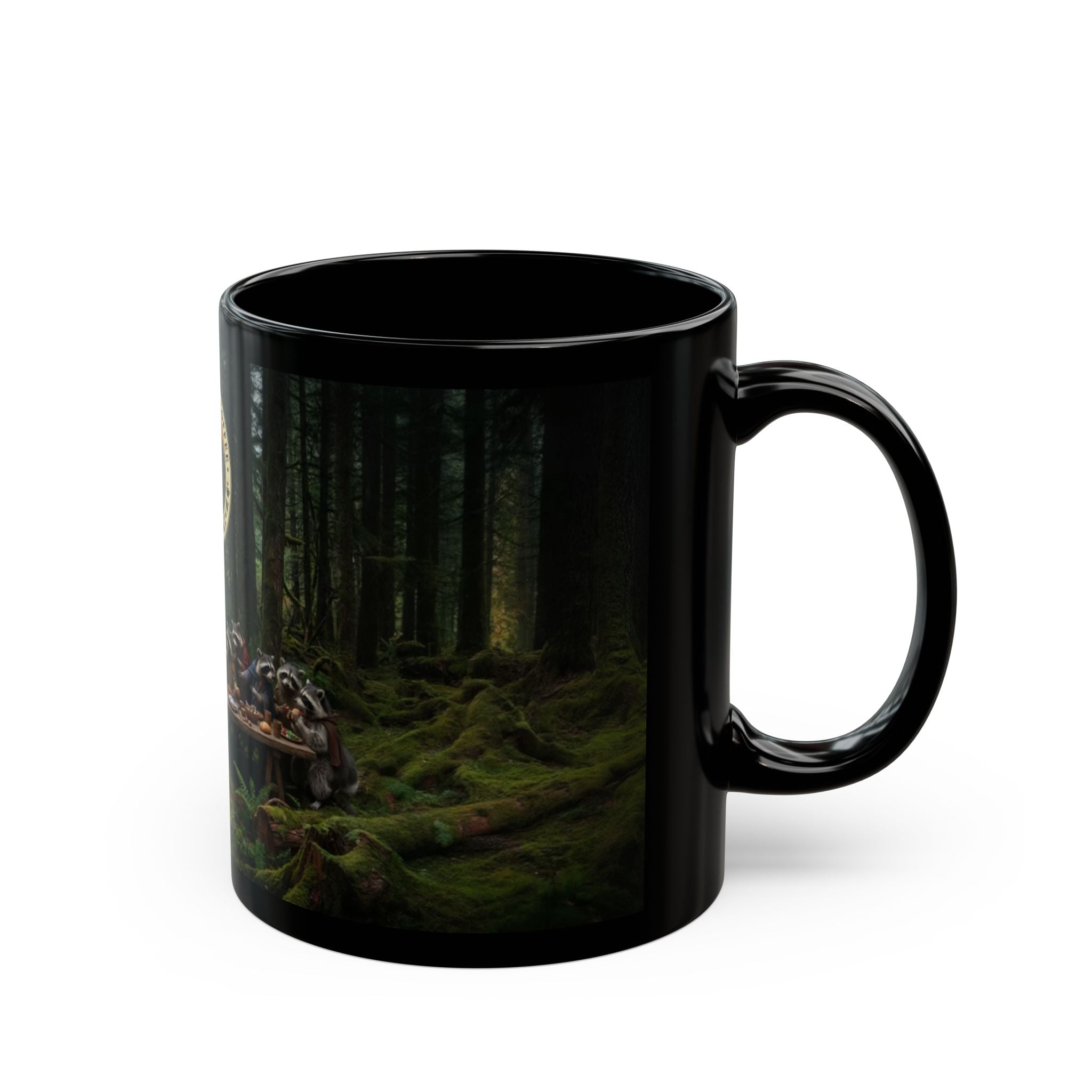 Raccoon Last Supper Mug