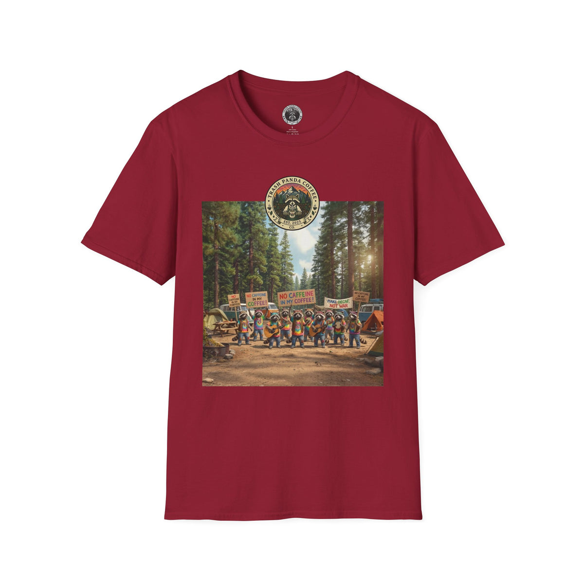 4/5 XL - OK! Decaf It Is Tee - Trash Panda Coffee Co
