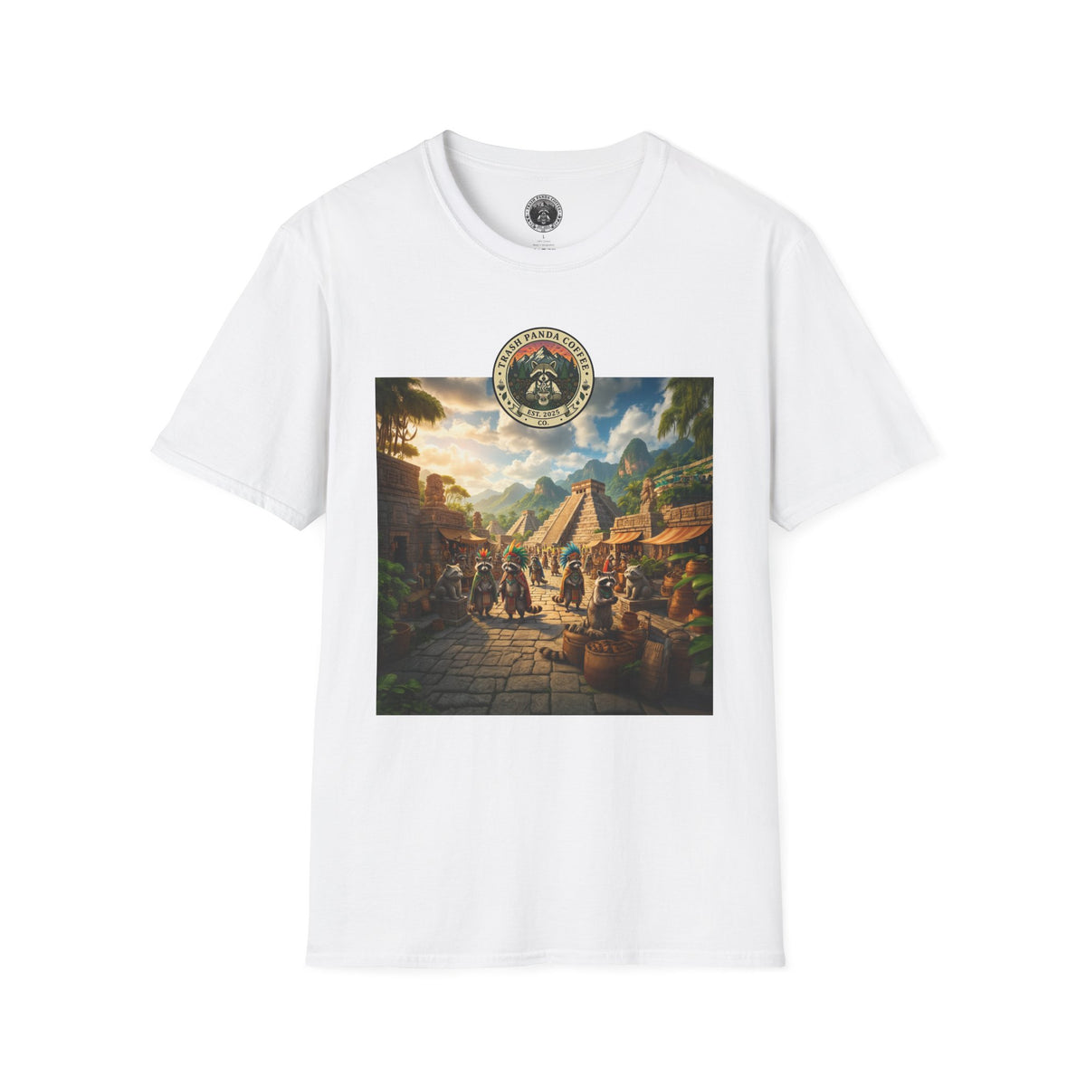 4/5 XL - Brew of the Gods Tee - Trash Panda Coffee Co