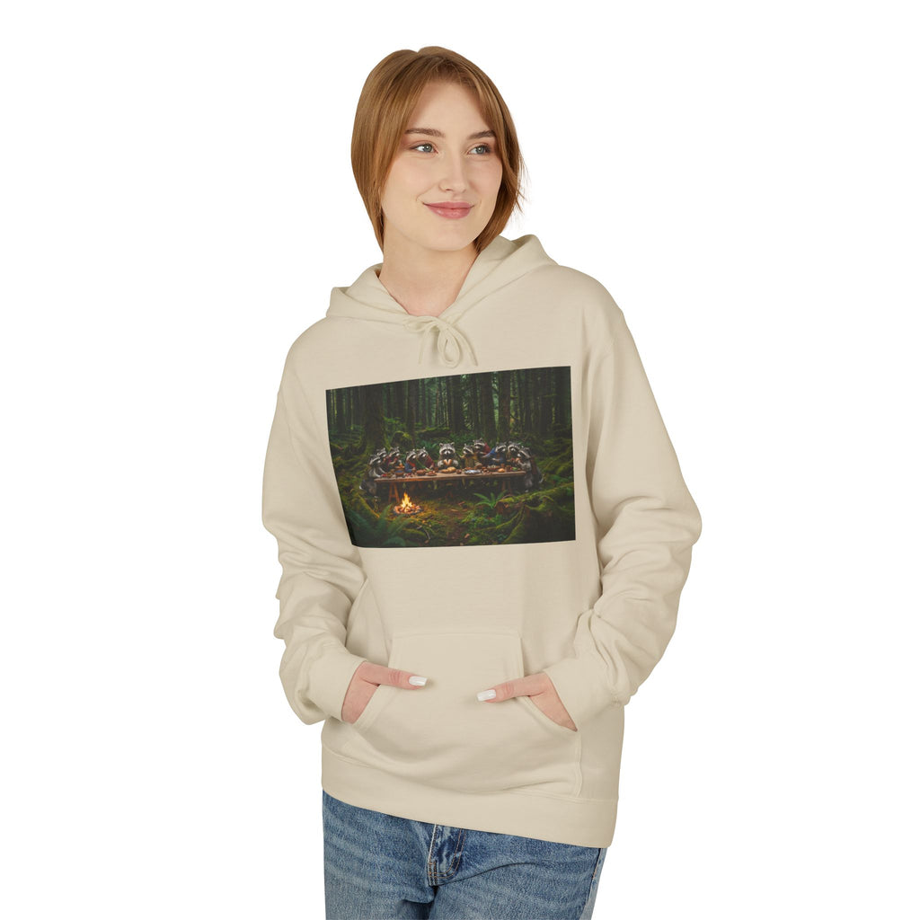 Last Supper Raccoons Hoodie | Trash Panda Coffee Merch