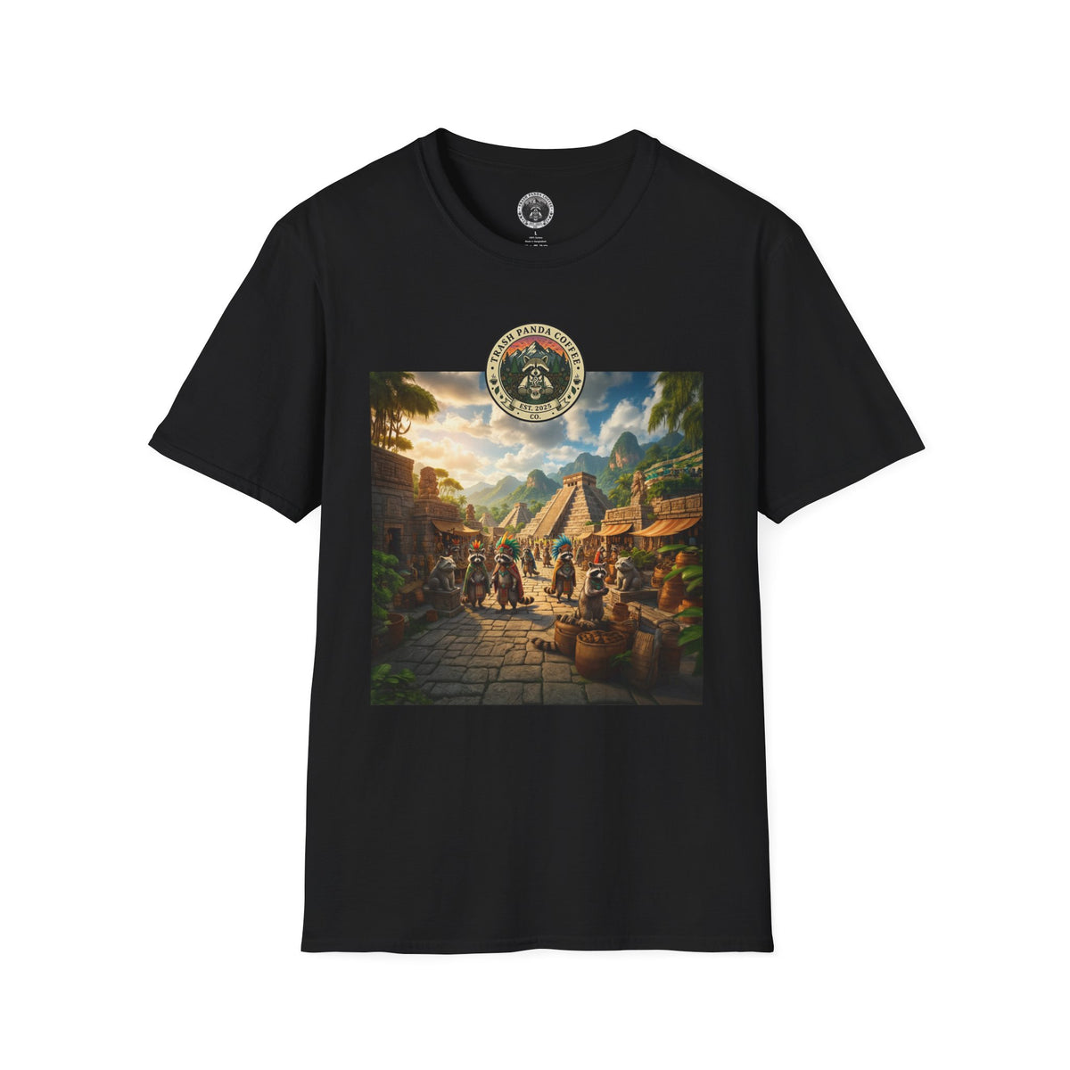 4/5 XL - Brew of the Gods Tee - Trash Panda Coffee Co
