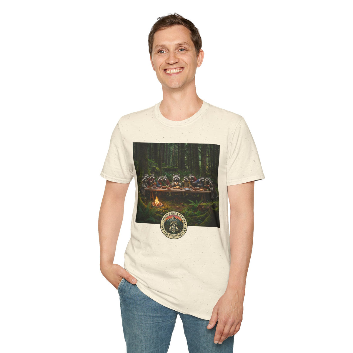 The Last Coffee Bag Tee- Trash Panda Coffee Co.
