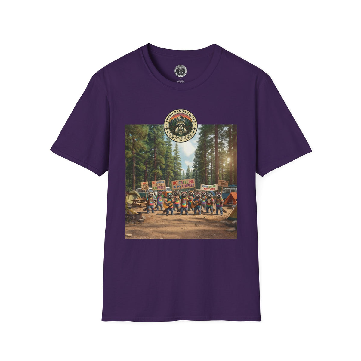 4/5 XL - OK! Decaf It Is Tee - Trash Panda Coffee Co