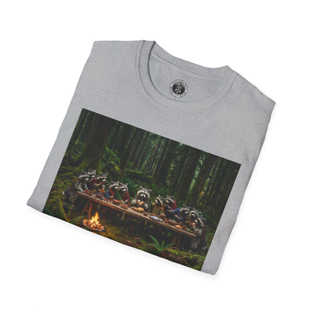 Last Supper w Raccoons Tee | Trash Panda Coffee