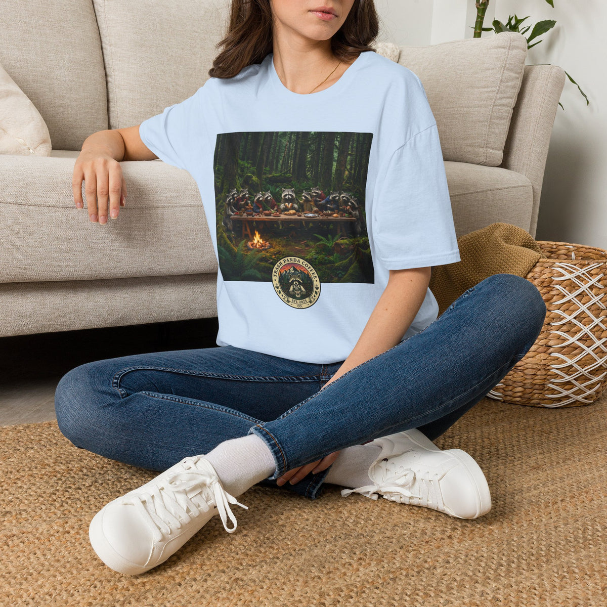 The Last Coffee Bag Tee- Trash Panda Coffee Co.