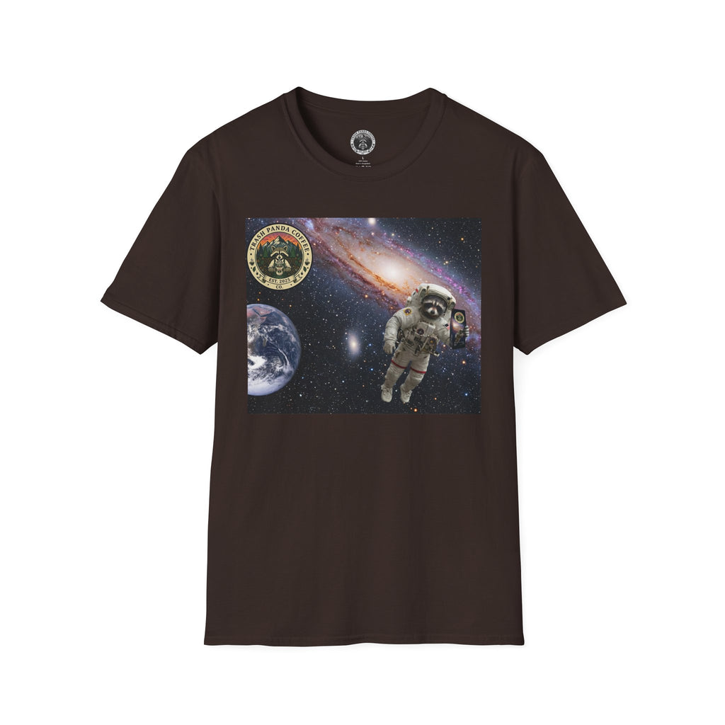 Raccoon Astronaut in Space | Trash Panda Coffee