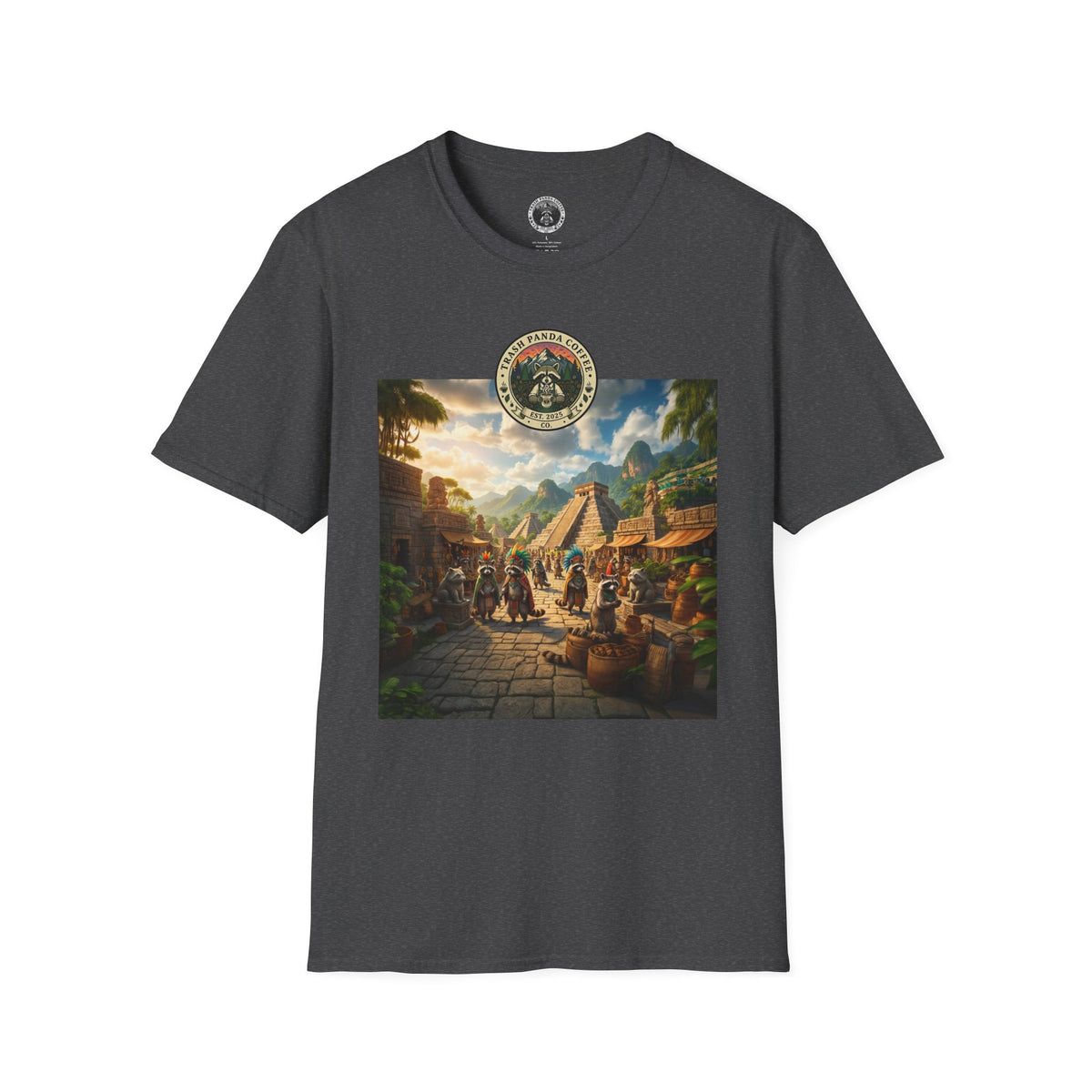 4/5 XL - Brew of the Gods Tee - Trash Panda Coffee Co