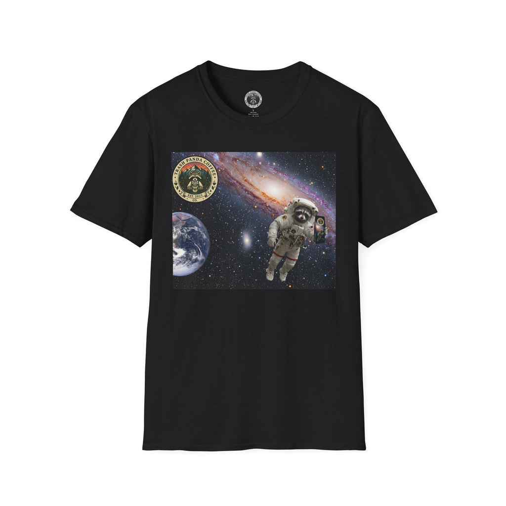 Raccoon Astronaut in Space | Trash Panda Coffee