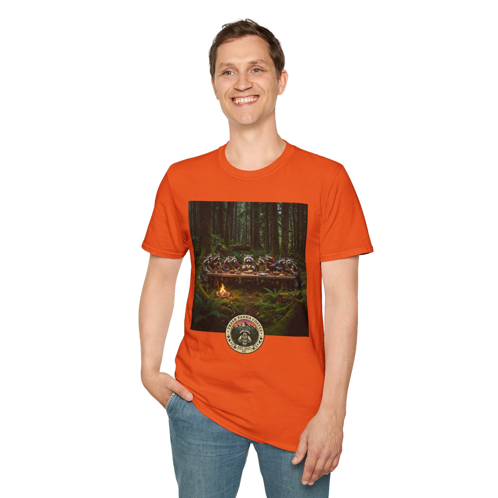 4/5 XL - Raccoon's Last Supper - Trash Panda Coffee Co