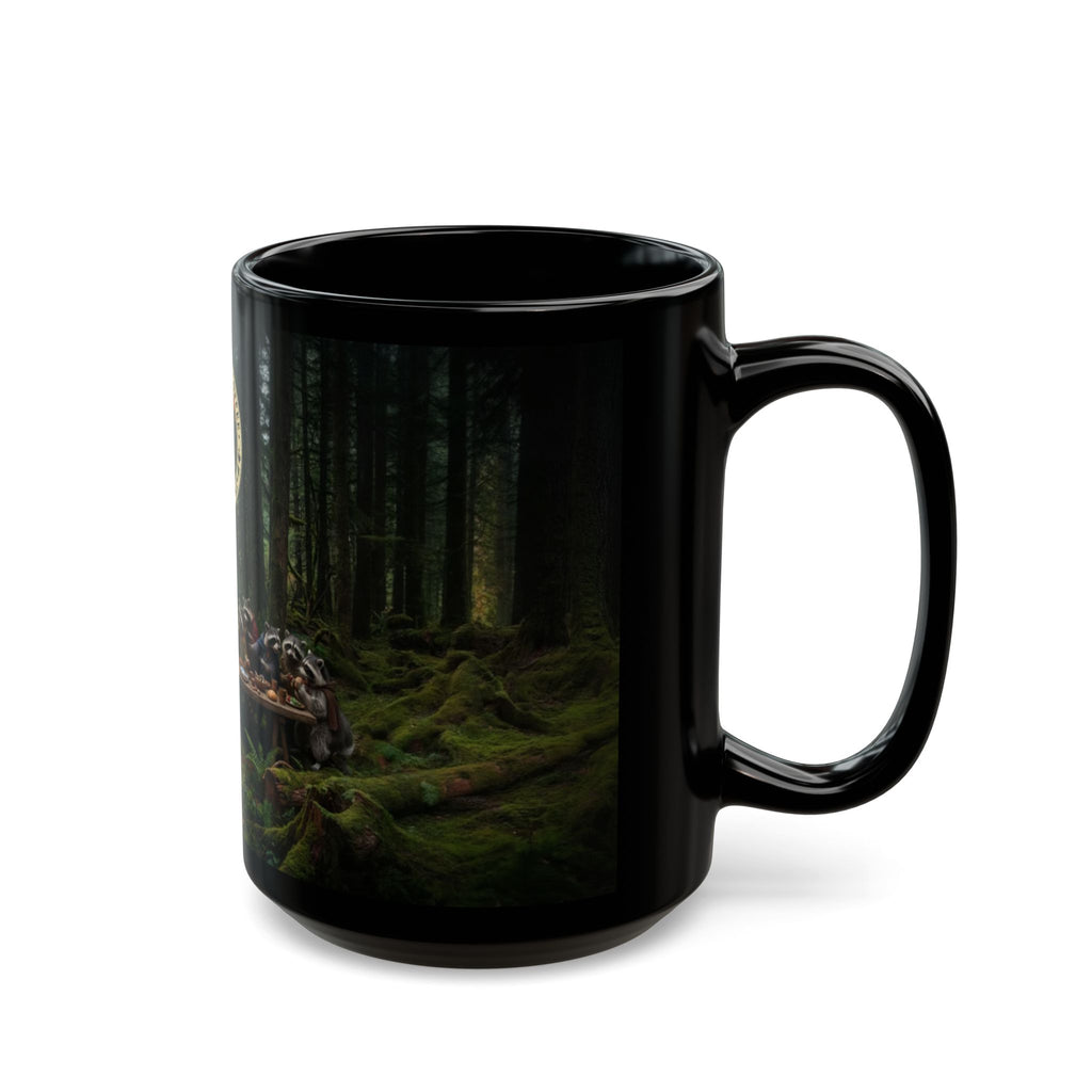 Raccoon Last Supper Mug
