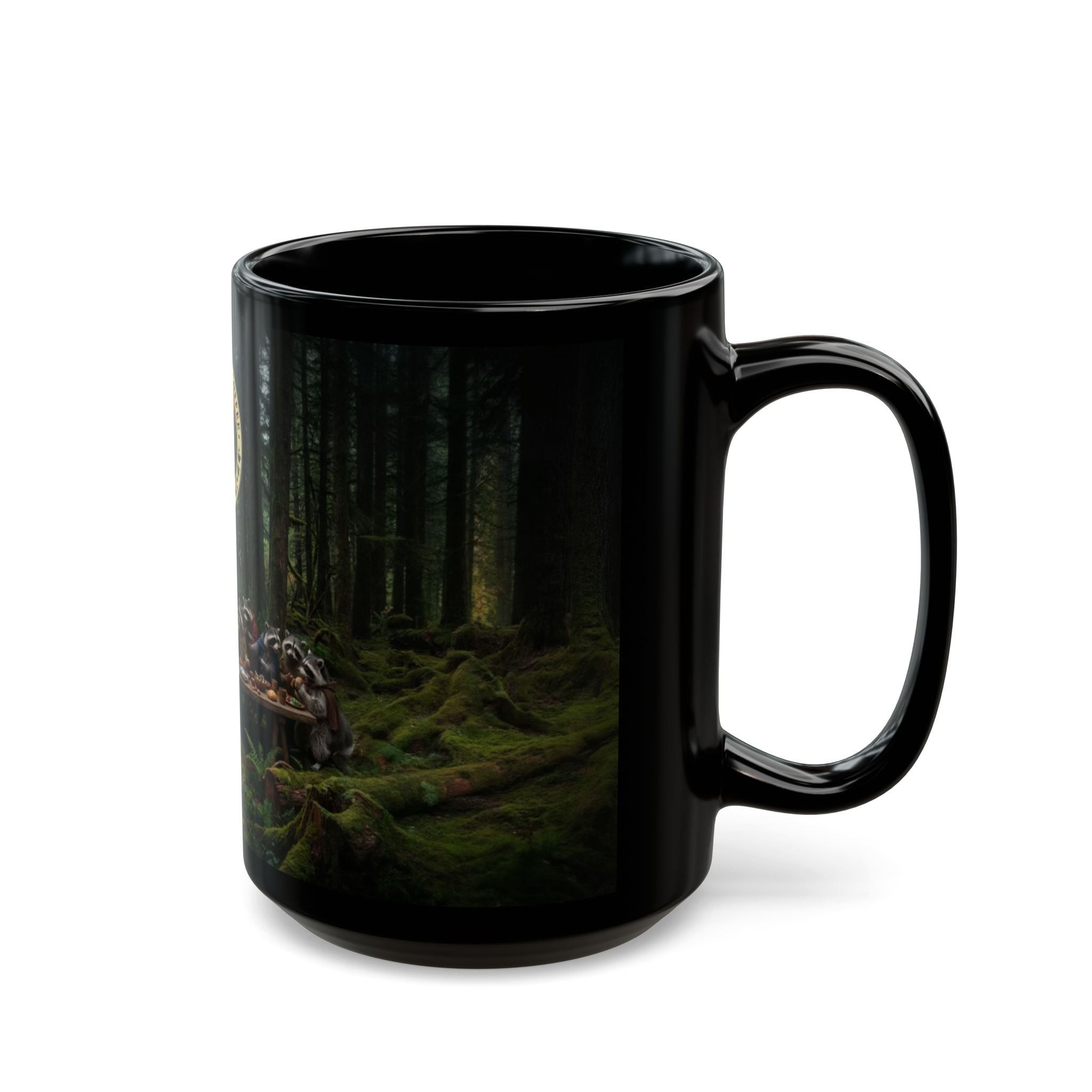 Raccoon Last Supper Mug