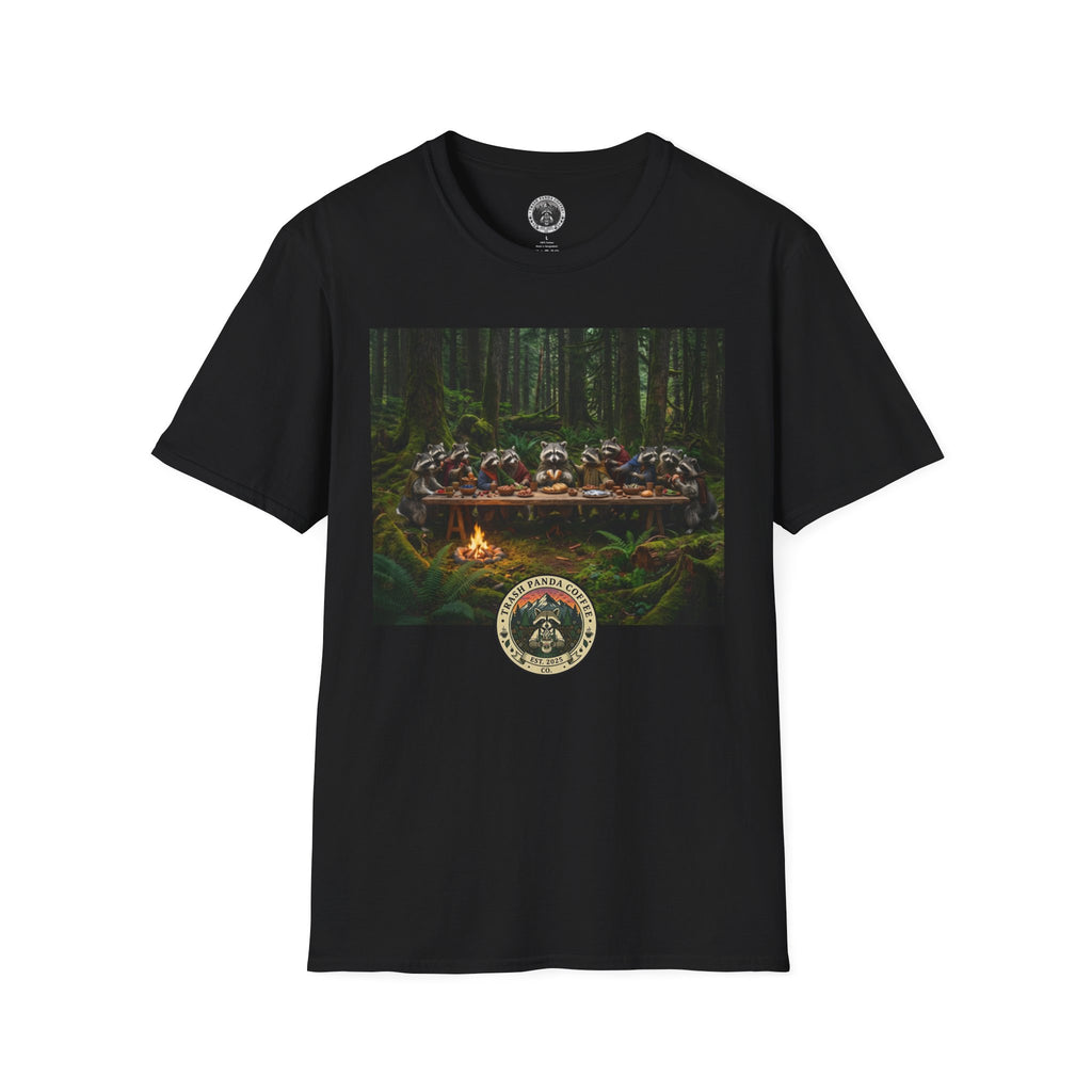 Last Supper w Raccoons Tee | Trash Panda Coffee