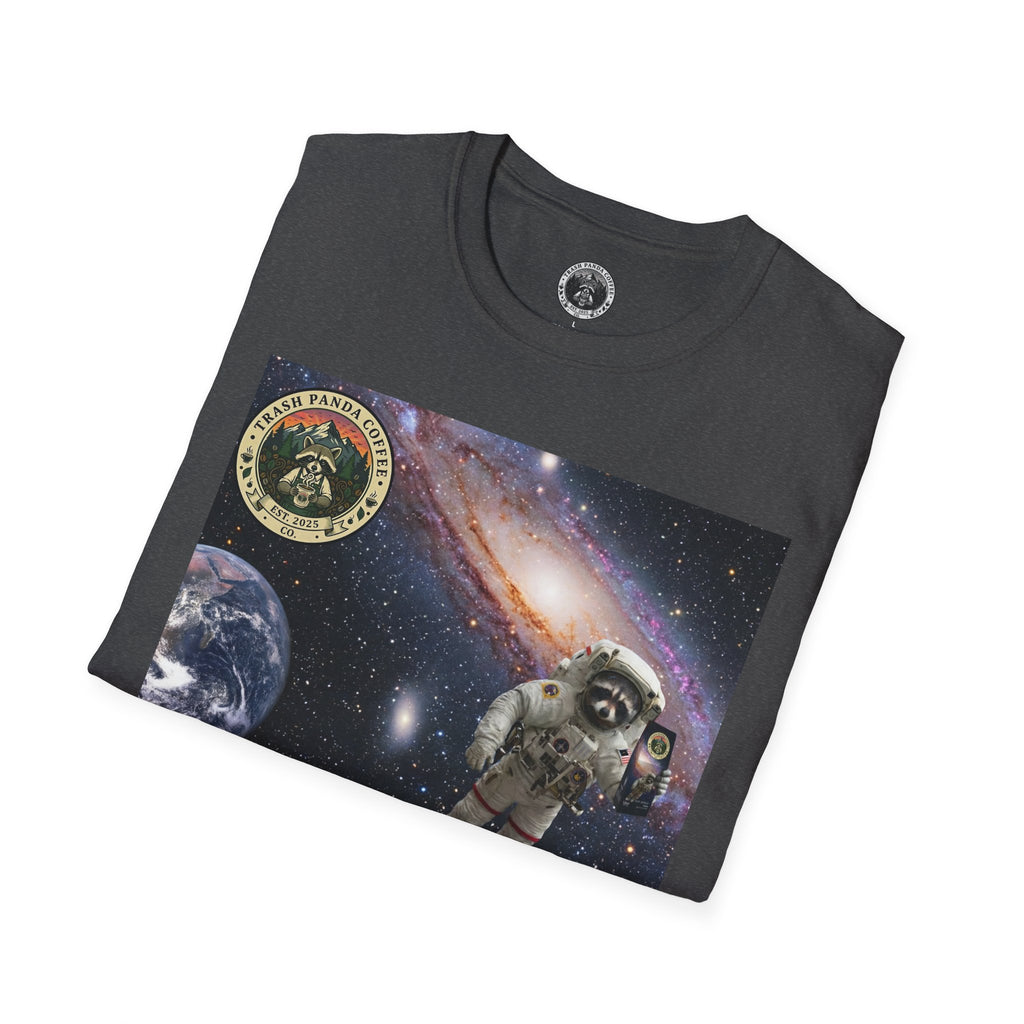 Raccoon Astronaut in Space | Trash Panda Coffee