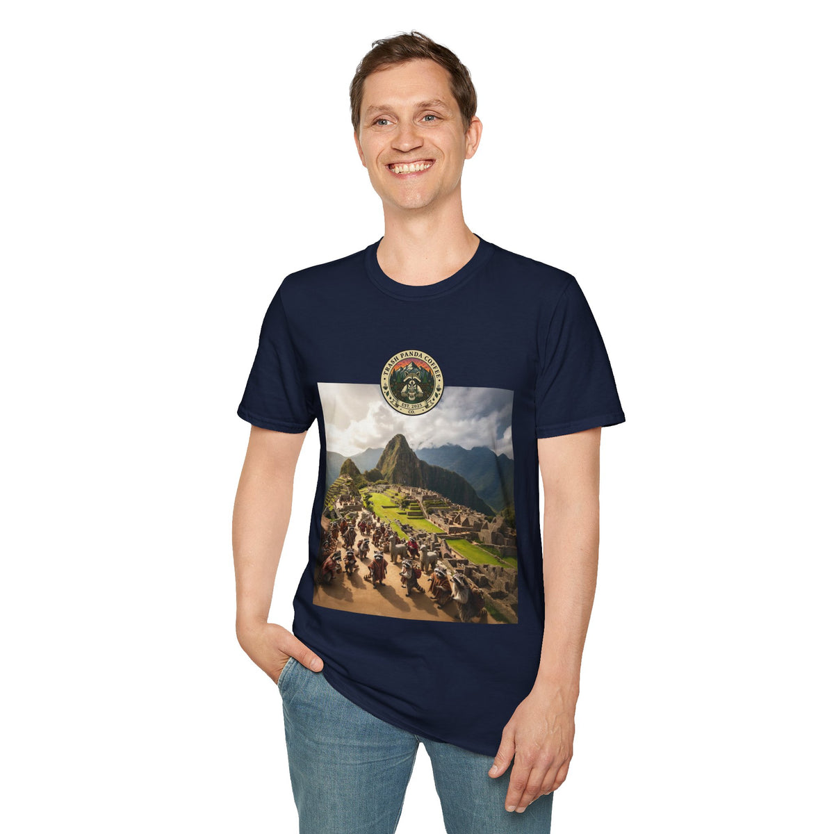 4/5 XL Lost City Brew Tee — Trash Panda Coffee Co.