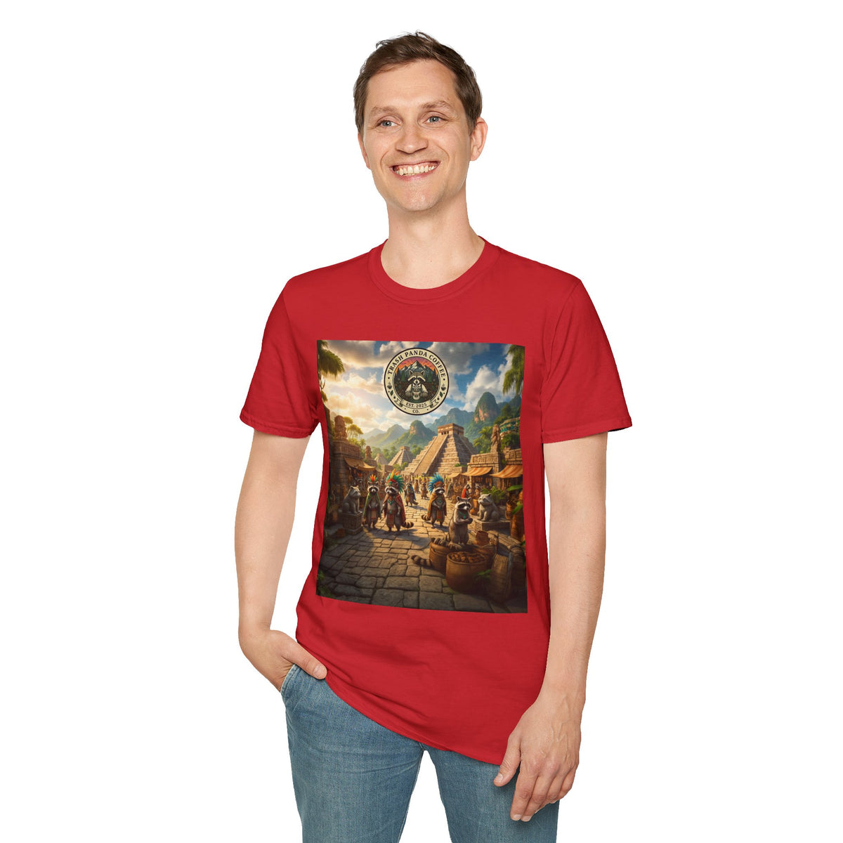 Brew of the Gods Tee - Trash Panda Coffee Co.