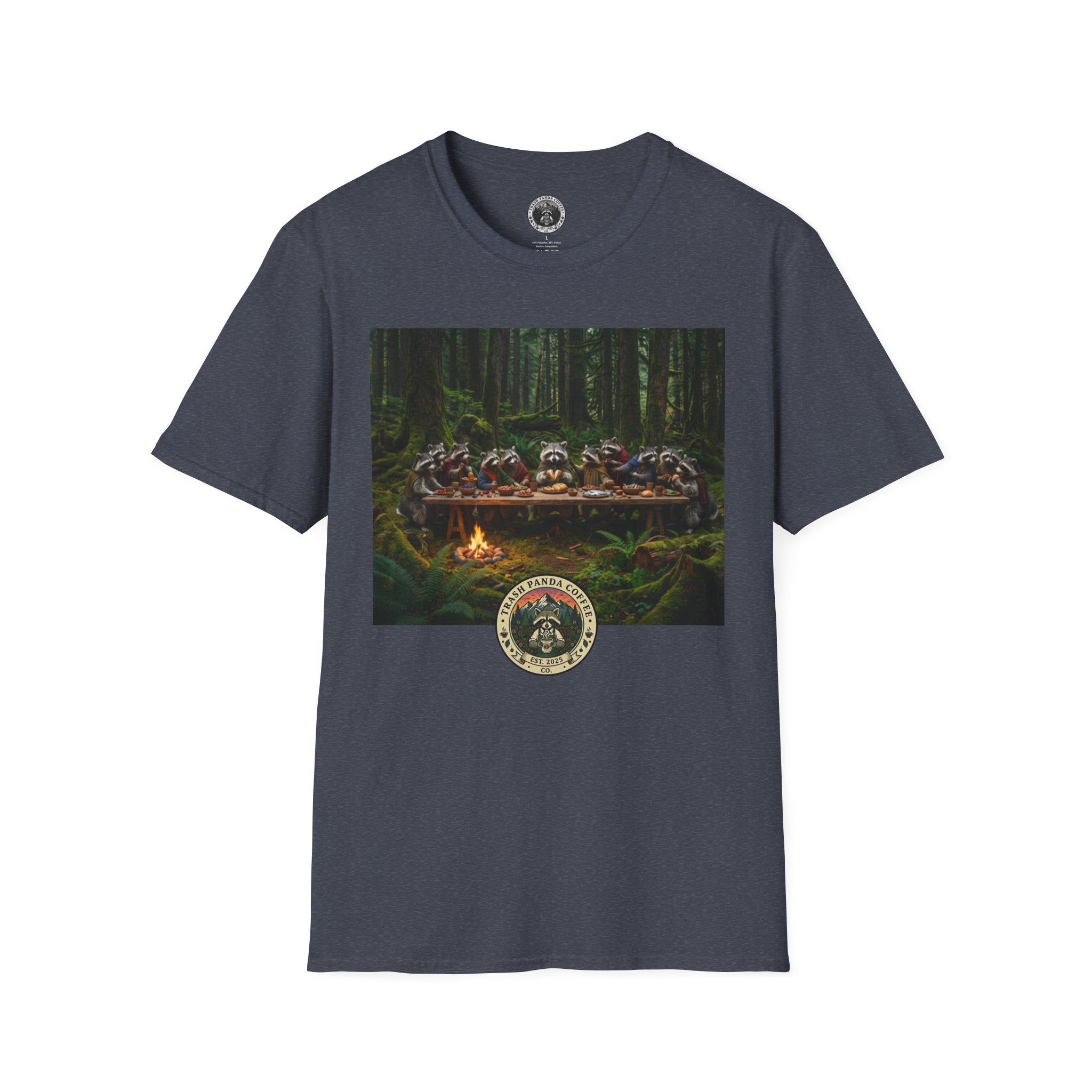 Last Supper w Raccoons Tee | Trash Panda Coffee
