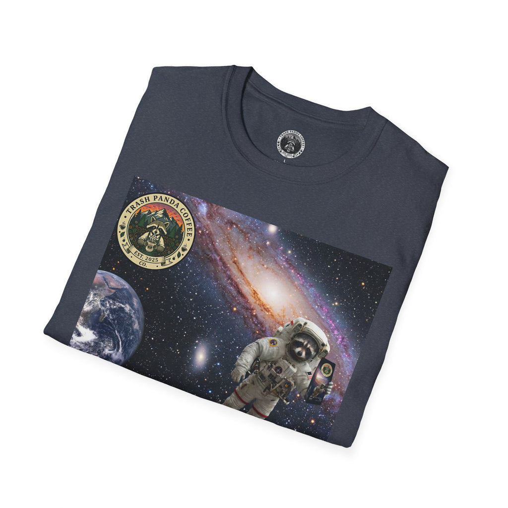 Raccoon Astronaut in Space | Trash Panda Coffee