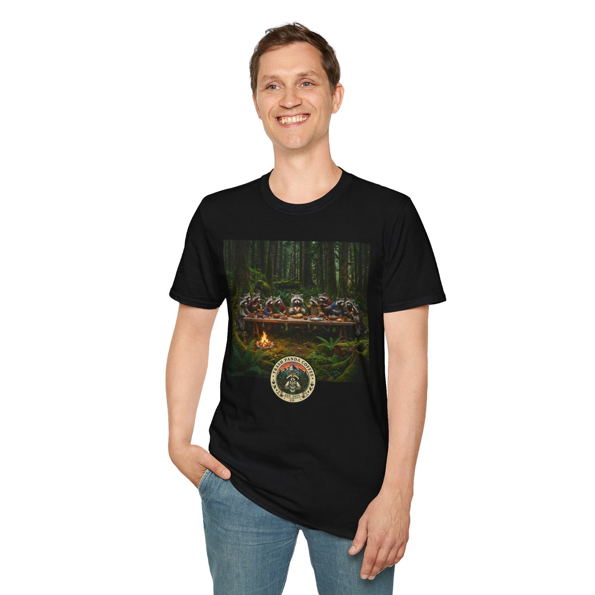 The Last Coffee Bag Tee- Trash Panda Coffee Co.