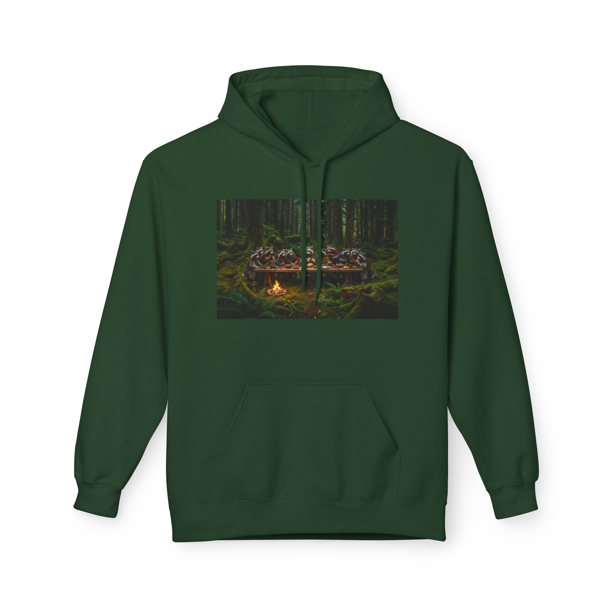 Last Supper Raccoons Hoodie | Trash Panda Coffee Merch