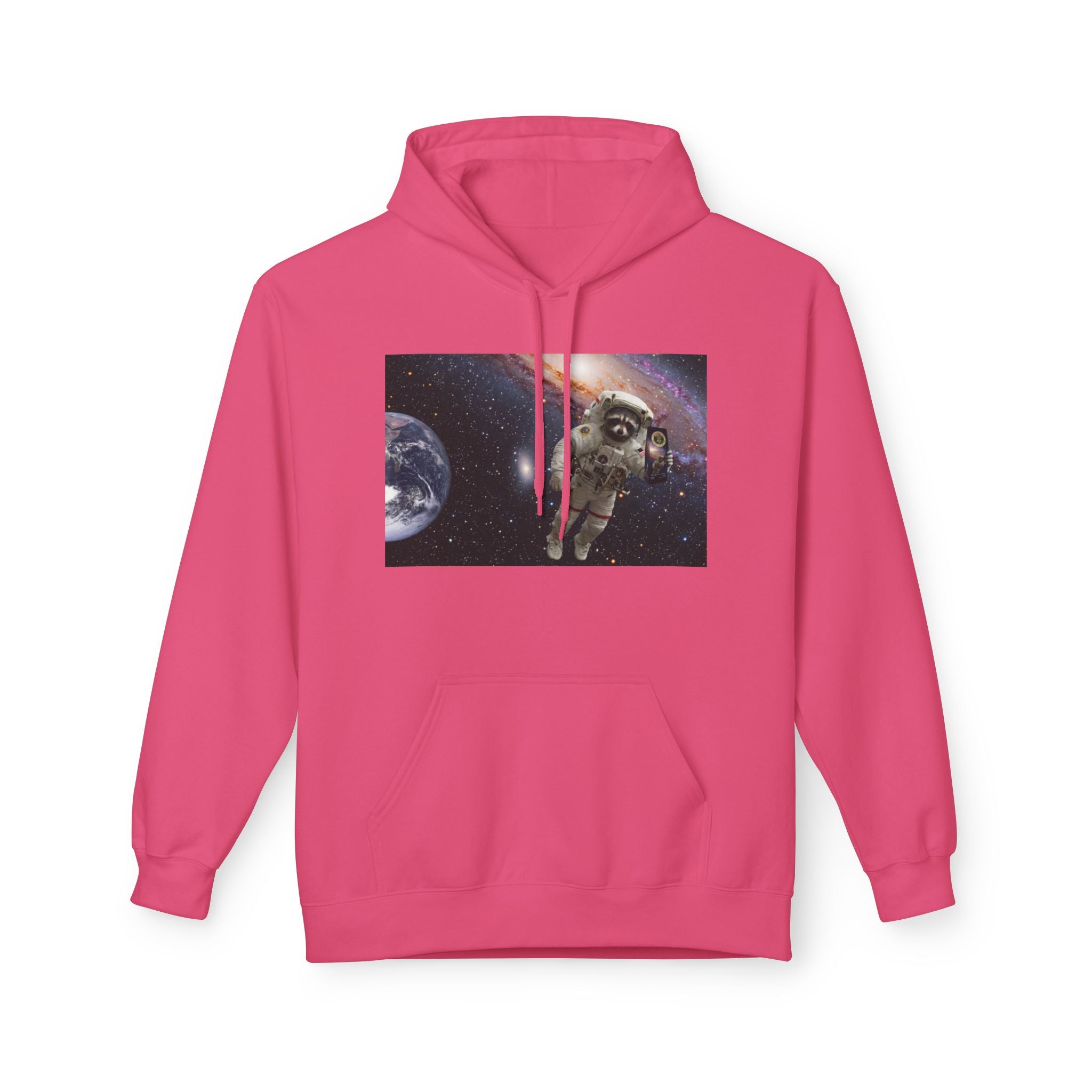 Trash Panda Coffee Logo Hoodie | Raccoon in space
