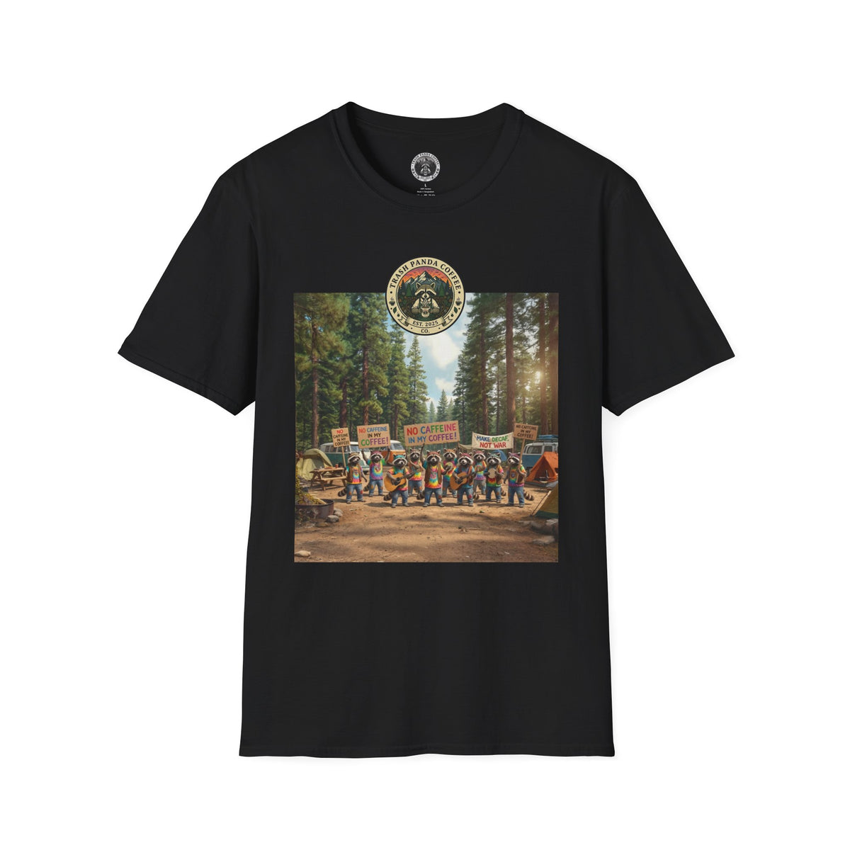 4/5 XL - OK! Decaf It Is Tee - Trash Panda Coffee Co
