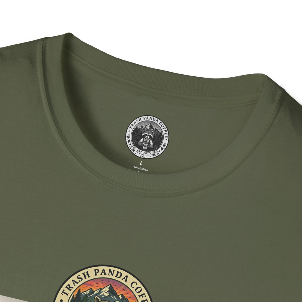 4/5 XL Lost City Brew Tee — Trash Panda Coffee Co.