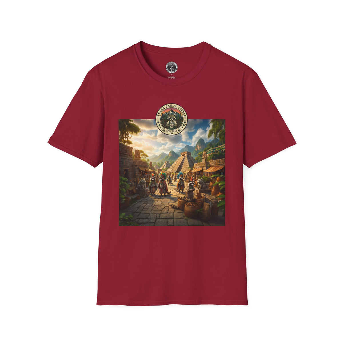 4/5 XL - Brew of the Gods Tee - Trash Panda Coffee Co