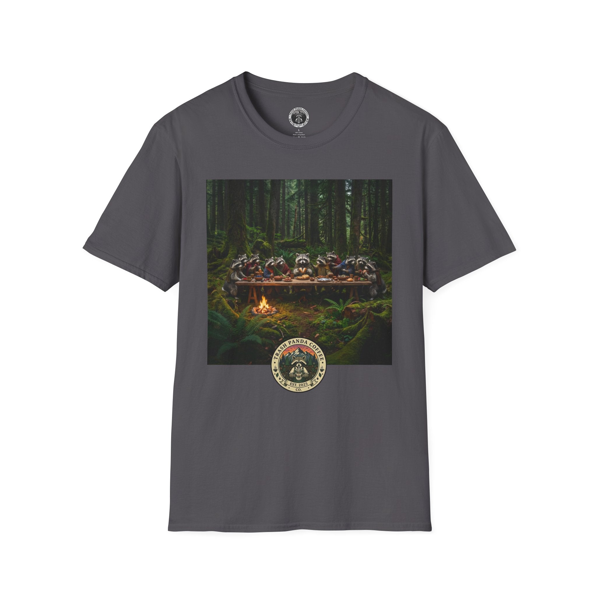 4/5 XL - Raccoon's Last Supper - Trash Panda Coffee Co