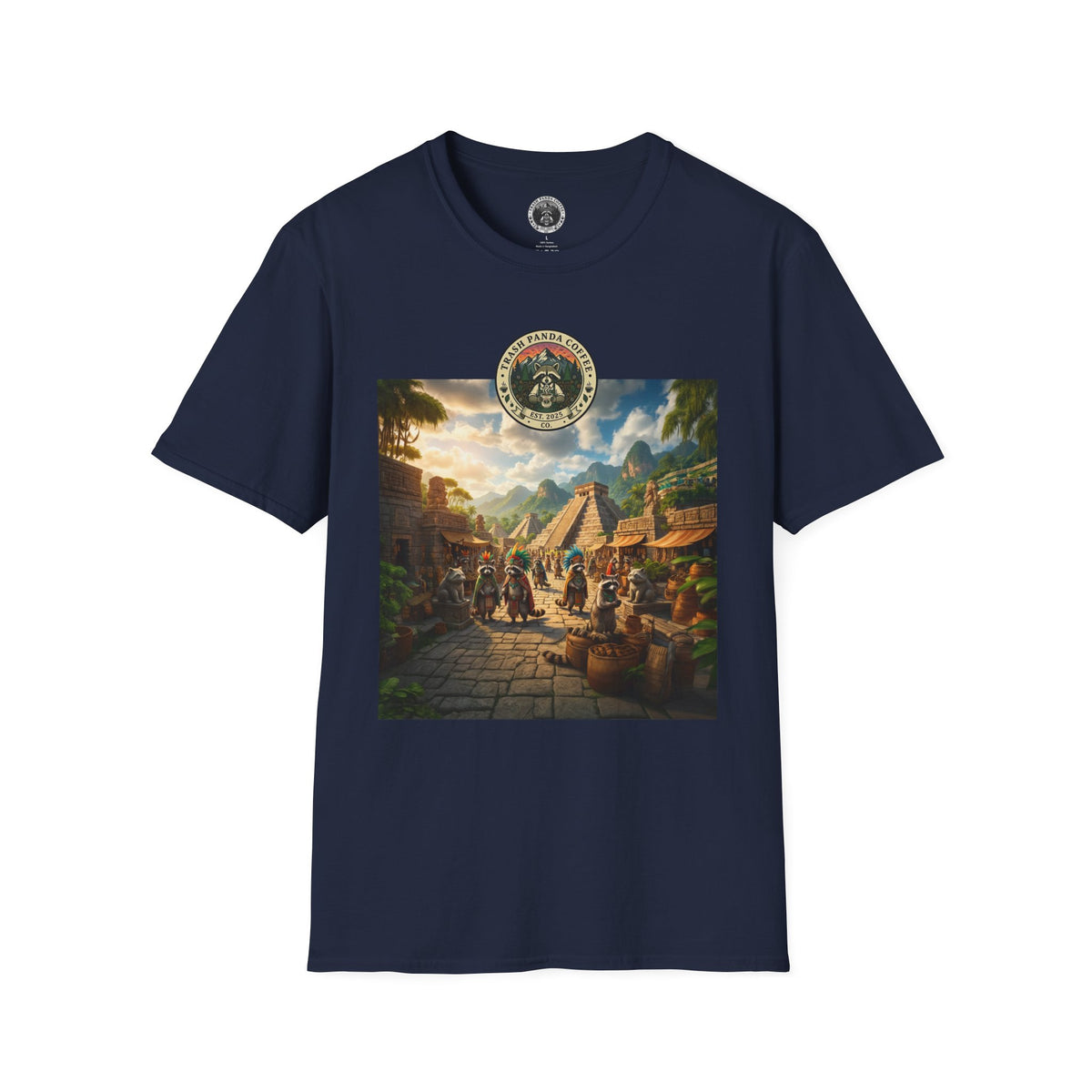 4/5 XL - Brew of the Gods Tee - Trash Panda Coffee Co