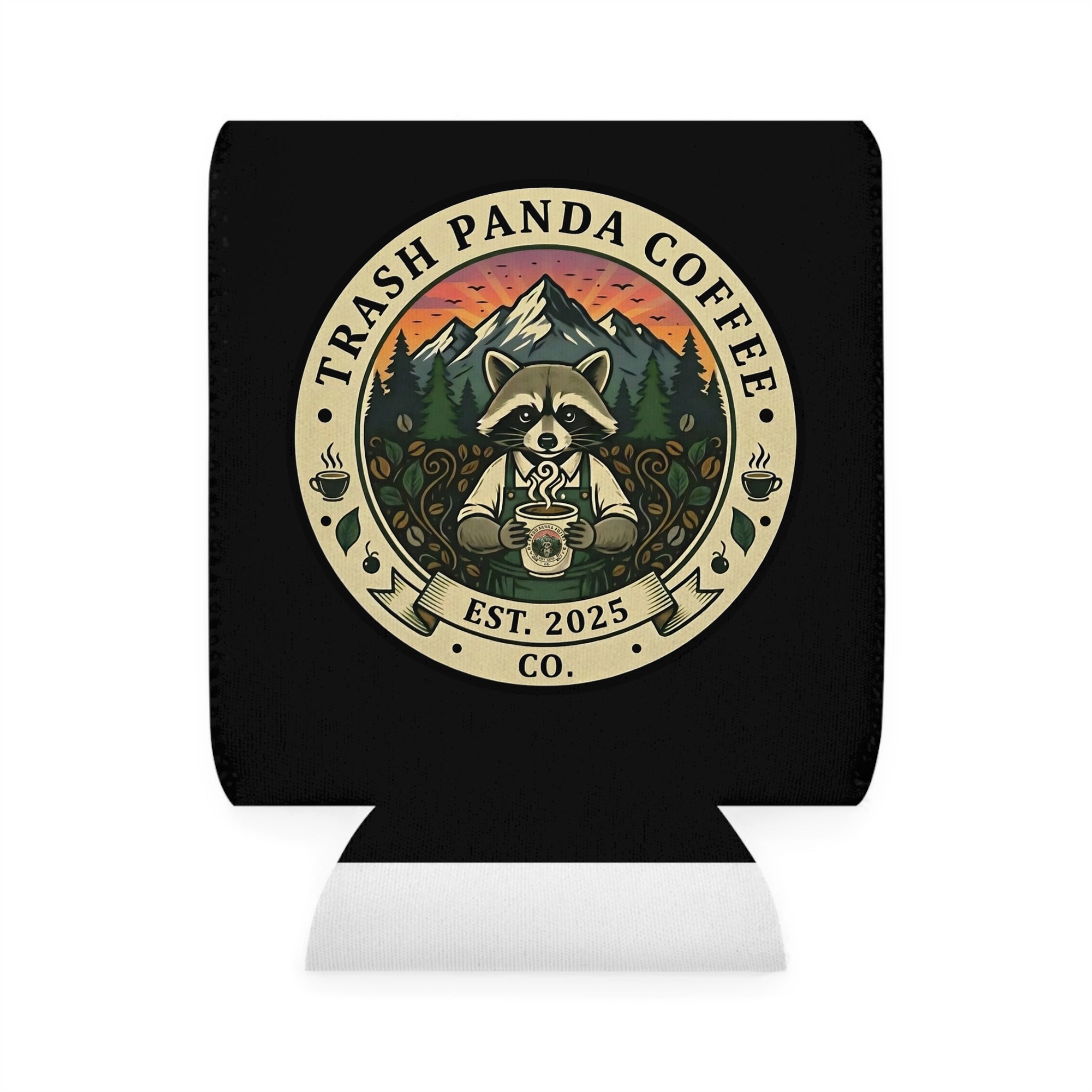 Trash Panda Coffee Co. Logo Koozie