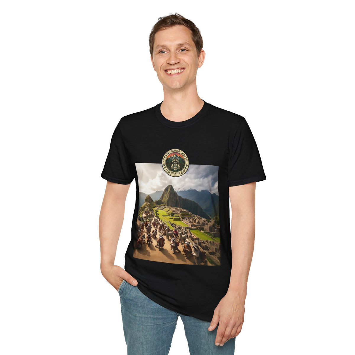 4/5 XL Lost City Brew Tee — Trash Panda Coffee Co.
