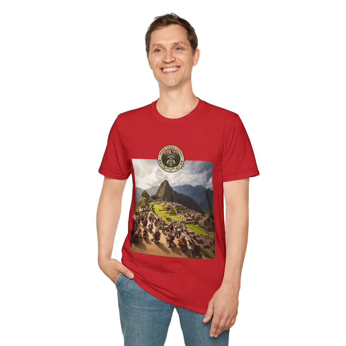 4/5 XL Lost City Brew Tee — Trash Panda Coffee Co.