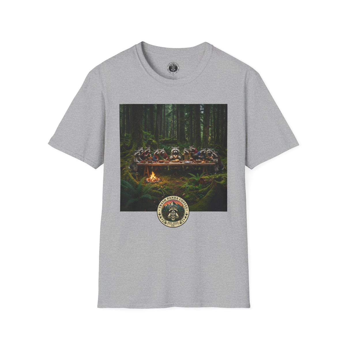 4/5 XL - The Last Coffee Bag Tee - Trash Panda Coffee Co