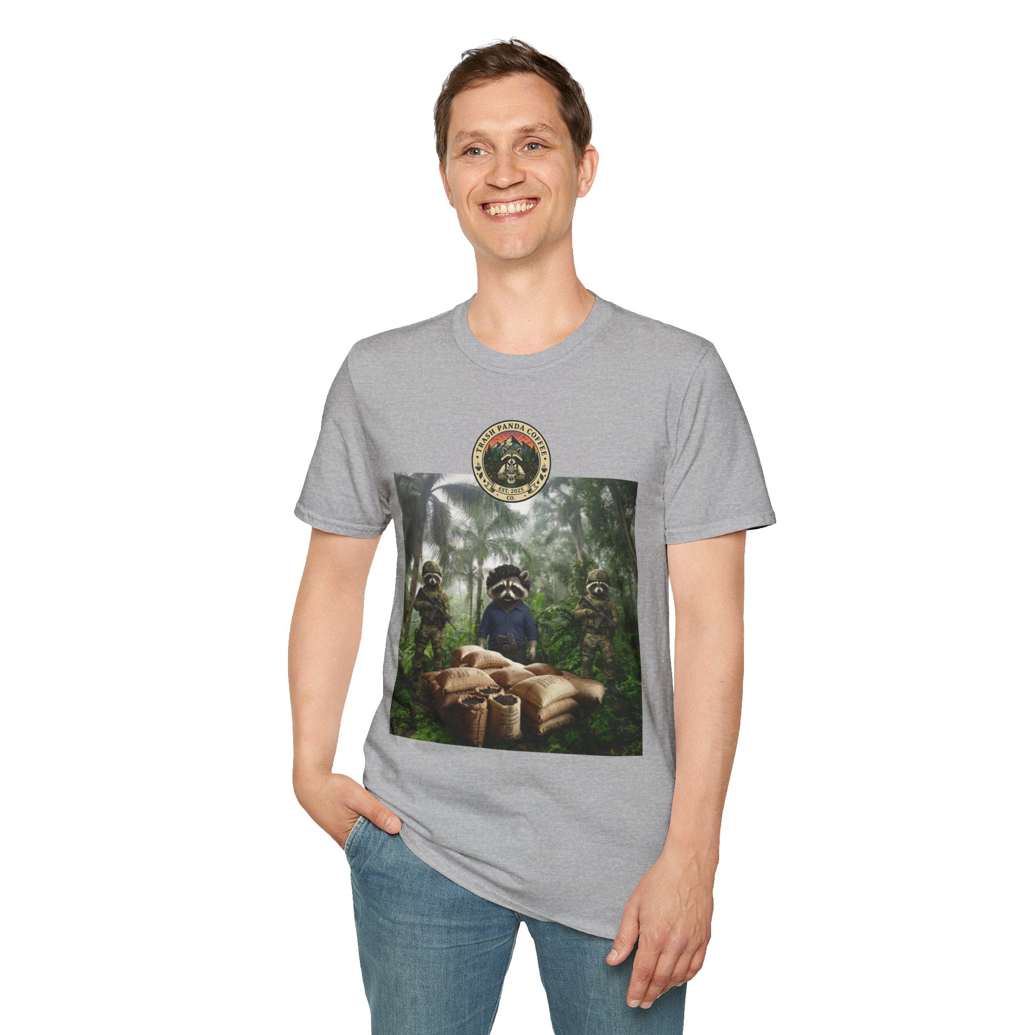 4/5XL - Raccoon Escobar - Trash Panda Coffee Co