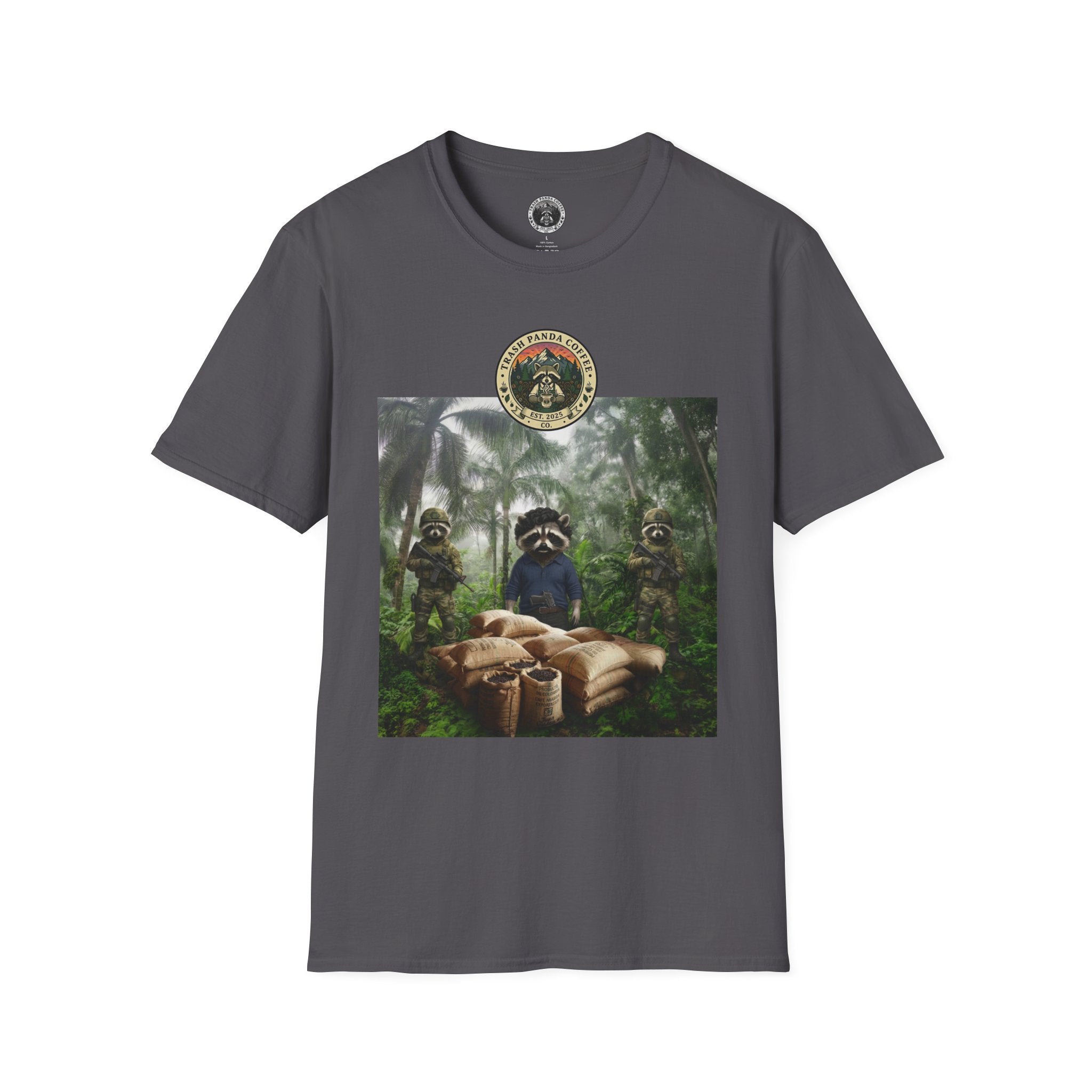 4/5XL - Raccoon Escobar - Trash Panda Coffee Co
