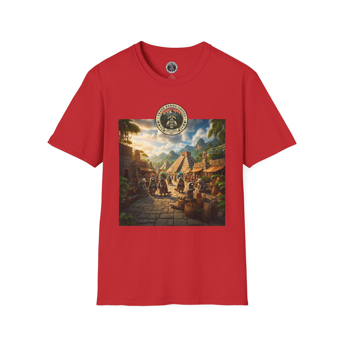 4/5 XL - Brew of the Gods Tee - Trash Panda Coffee Co