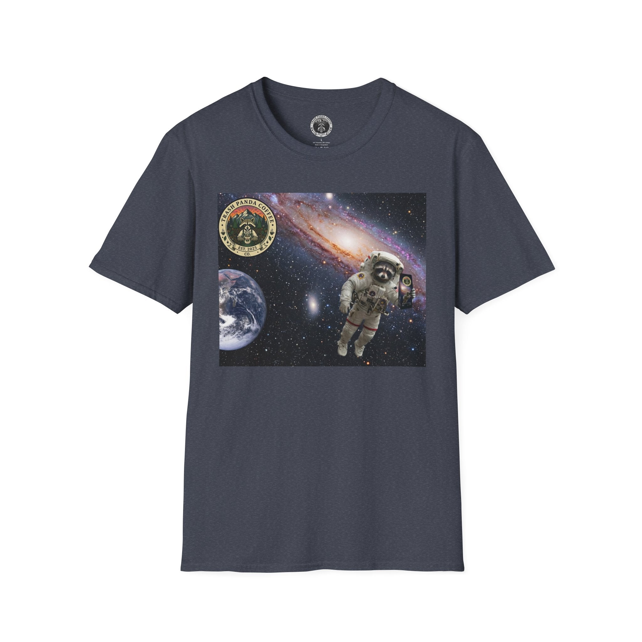 Raccoon Astronaut in Space | Trash Panda Coffee