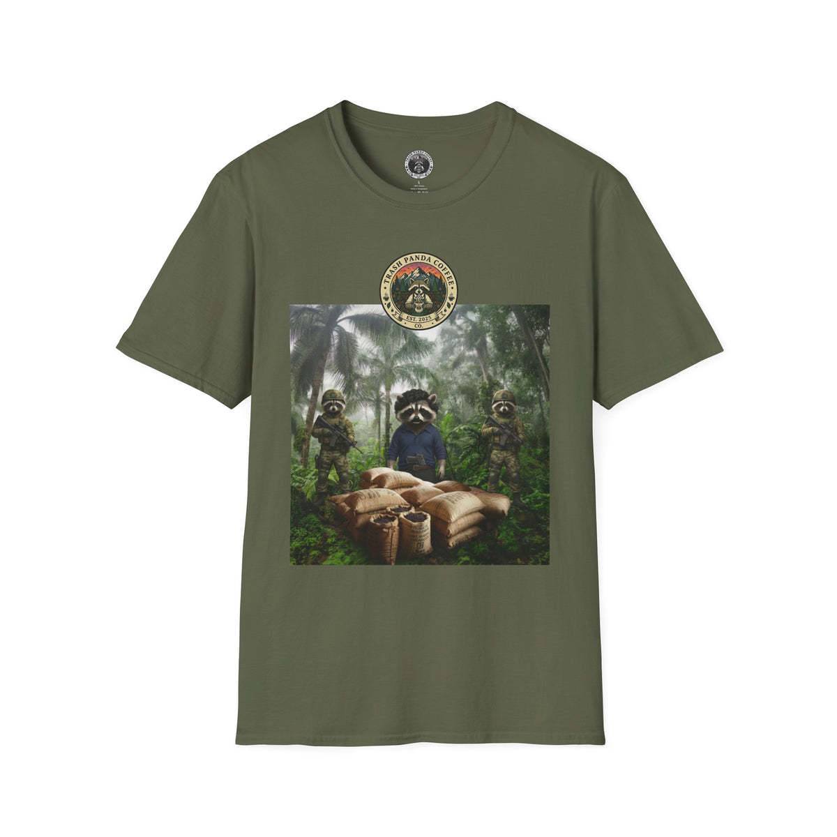 4/5XL - Colombian Brown Gold Tee - Trash Panda Coffee Co