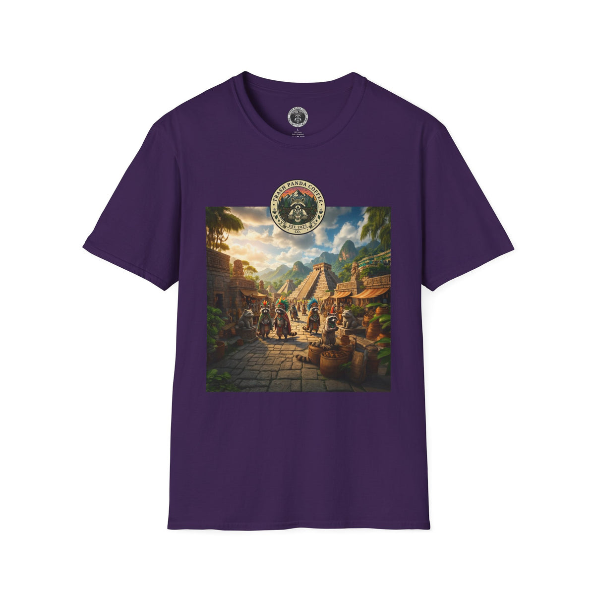 4/5 XL - Brew of the Gods Tee - Trash Panda Coffee Co